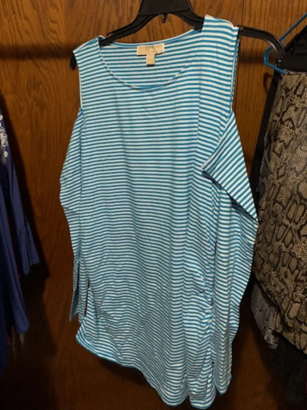 NWT Michael Kors striped top